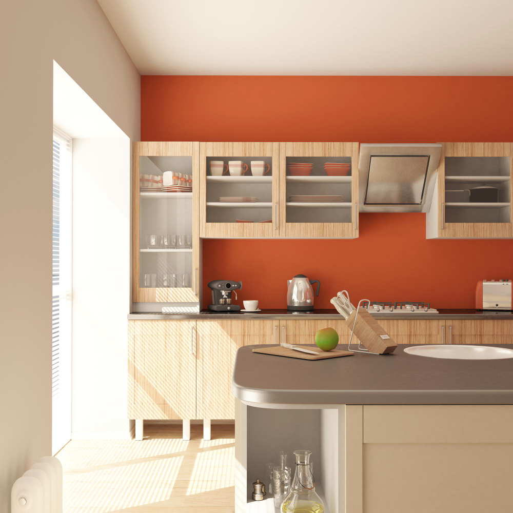 Kitchen Remodel 3D Rendering in Vancouver, WA