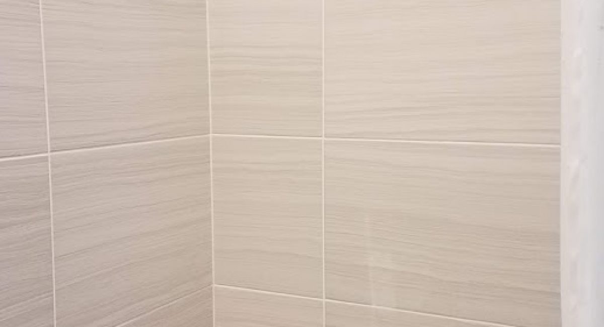 12x24 tile shower remodel