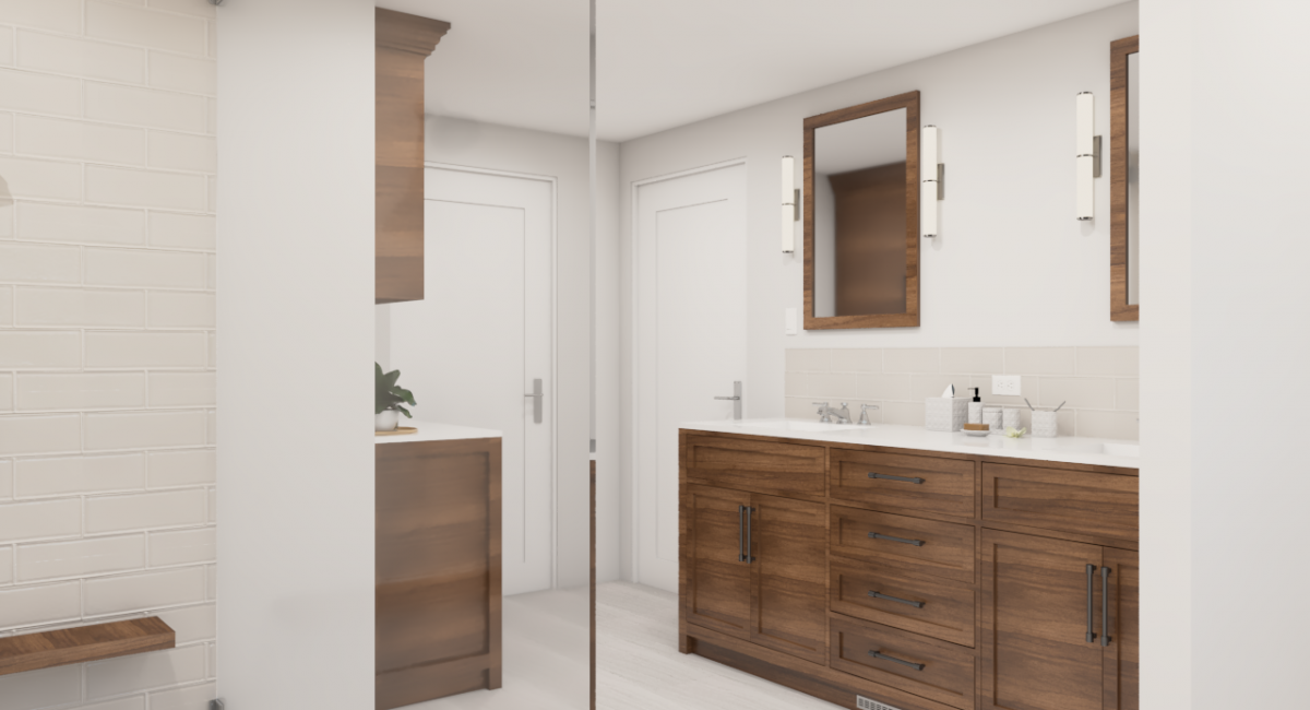 master bathroom remodel render